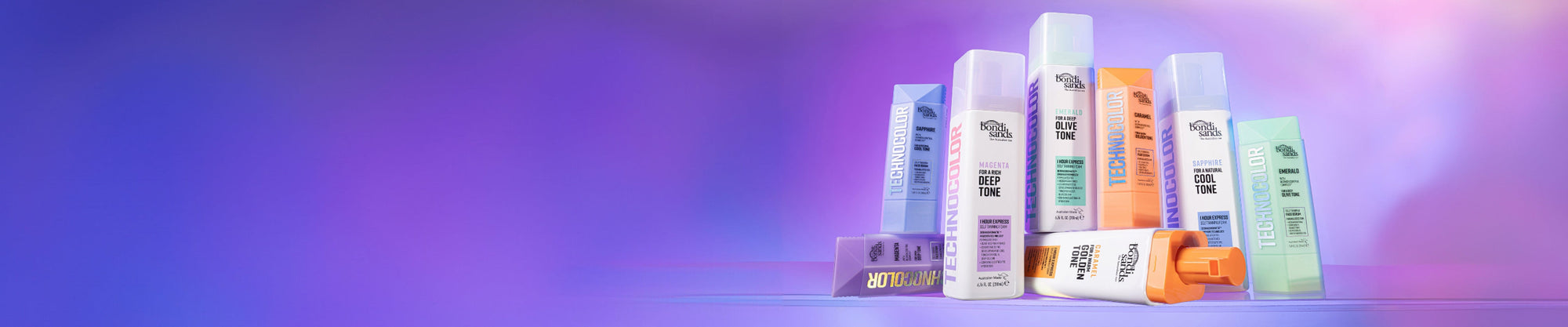 Technocolor Self Tanning Face & Body Banner