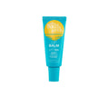A turquoise tube from the BondiSandsEU SPF 50+ Lip Balm Bundle in sweet vanilla, with yellow and white text plus a sun graphic on the label. This hydrating 10g (0.35 oz) lip balm provides high sun protection.