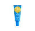 A blue tube of BondiSandsEU SPF 50+ Lip Balm Bundle in toasted coconut flavor, with yellow and white text, a sun graphic, and 10g (0.35 oz) for ultimate sun protection.