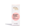A white rectangular box of BondiSandsEU Wonder Potion Hero Oil, with gold and pink accents and “Sea Buckthorn Oil” on the front, designed to nourish your skin.