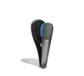 The BondiSandsEU Back Applicator features a black and gray design with a blue sponge, standing upright on a white background—ideal for achieving a streak-free glow.