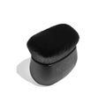 The BondiSandsEU Body Brush is a black, oval self-tanning applicator with soft bristles and the brand logo on the side, designed for a streak-free glow. It’s pictured against a white background.