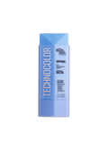 A blue bottle of BondiSandsEU Sapphire Technocolor Self Tanning Face Serum for fair skin, with bold vertical TECHNOCOLOR text and white product details on the front.