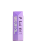 A lavender bottle of BondiSandsEU Magenta Technocolor Self Tanning Face Serum for olive-deep skin, with bold white text, offers a natural glow self tan and appears on a clean white background.