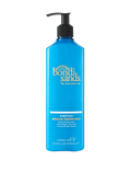 A blue bottle of BondiSandsEU Everyday Gradual Tanning Milk (12.68 fl oz/375 mL) with a black pump, hydrating formula and cocoa butter scent, perfect as a daily self tanner and body moisturizer for a natural glow.