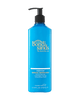 A blue bottle of BondiSandsEU Everyday Gradual Tanning Milk (12.68 fl oz/375 mL) with a black pump, hydrating formula and cocoa butter scent, perfect as a daily self tanner and body moisturizer for a natural glow.