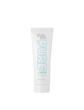 A white tube of BondiSandsEU Pure Self Tanning Sleep Mask Sample with blue and silver text; this 2.53 fl. oz. formula is suitable for all skin tones and sensitive skin, enriched with hyaluronic acid and vitamin C for a nourishing glow.