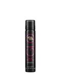 A black bottle of BondiSandsEU GLO Matte One Day Tan Mist with pink and white text and a black cap stands upright on a plain white background, ideal for an instant glow with its easy spray-on application.