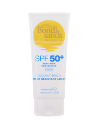 SPF 50+ Body Sunscreen Lotion Coconut Beach Scent
