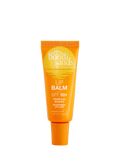 A tube of BondiSandsEU Mango SPF 50+ Lip Balm in vibrant orange, displayed upright against a plain white background. This Tropical Mango-flavored lip balm delivers high sun protection and hydration to keep your lips soft and smooth.