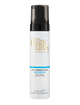 A white bottle of BondiSandsEU Light/Medium Self Tanning Foam with a black pump features "Salon Quality," "Coconut Scent," and 6.76 fl oz (200 mL) on the label, promising a flawless finish and natural glow.