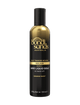 A black and gold bottle of BondiSandsEU Liquid Gold Aero Self Tanning Mousse, featuring a coconut scent and labeled as no wash off.