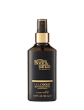 A 150 mL (5.07 fl oz) dark bottle of BondiSandsEU Liquid Gold Self Tanning Oil with a gold cap and label, boasting a signature coconut scent. This hydrating, Australian Made self-tan is designed to leave your skin glowing.