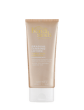 A 150ml tube of BondiSandsEU Tinted Skin Perfector Gradual Tanning Lotion in beige with gold text, featuring a white flip-top cap and designed to deliver glowing skin.