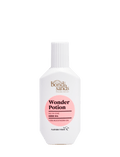 A white bottle of BondiSandsEU Wonder Potion Hero Oil with a pink label and white cap, displaying “Australian Made” at the bottom, formulated to nourish your skin and target visible signs of ageing.