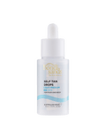 A white bottle of BondiSandsEU Light-Medium Self Tanning Face Drops with a dropper cap and gold, blue text. Non-comedogenic formula for face and body delivers a bronzed look. Contains 30ml (1.01 fl.oz.).