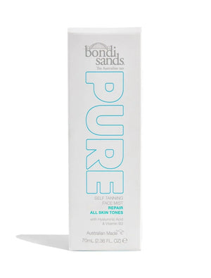 Bondi Sands Pure Self Tanning Face Mist Repair Packaging