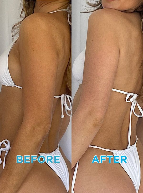 Bondi Sands Self Tan Eraser Gel Before / After