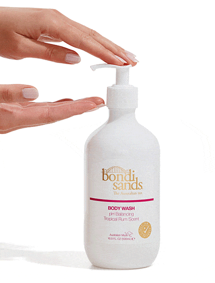 Bondi Sands Tropical Rum Body Wash .gif