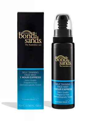 Bondi Sands Self Tanning Face Mist 1 Hour Express Packaging