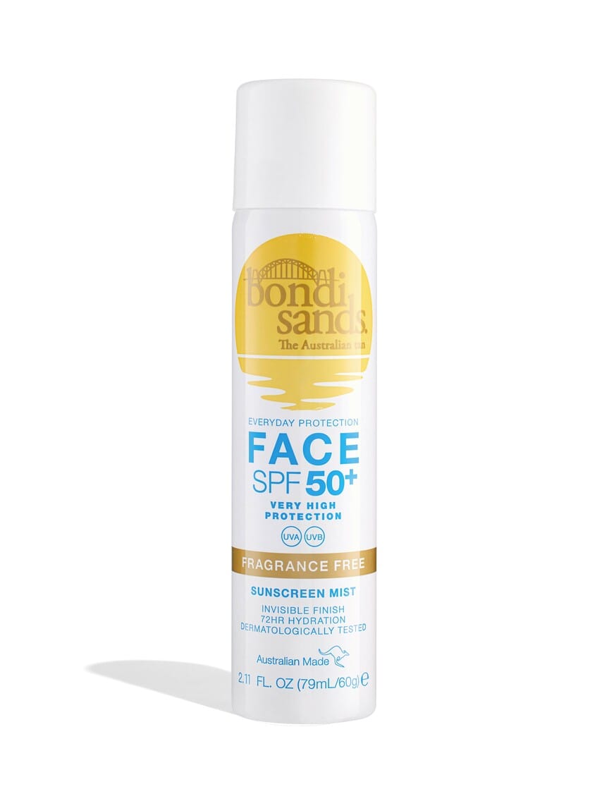 Bondi Sands SPF 50+ Fragrance Free Sunscreen Face Mist