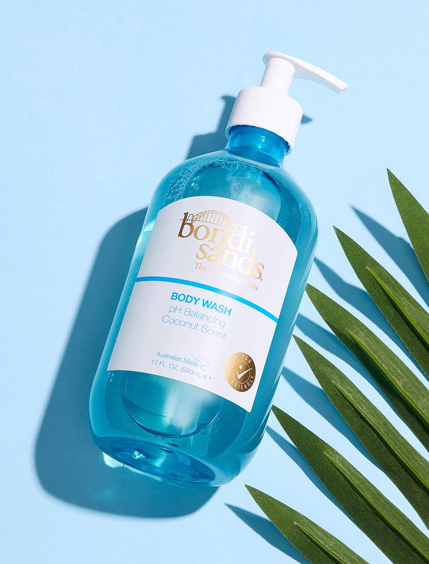Bondi Sands Coconut Scented Body Wash Flat Lay