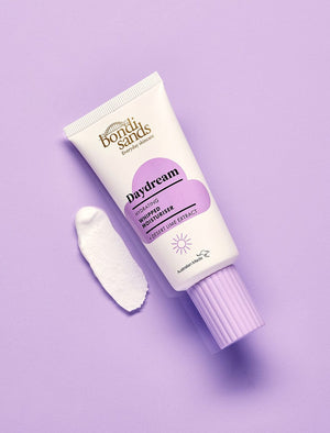 Bondi Sands Daydream Whipped Moisturiser Flatlay with Swatch
