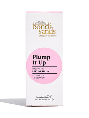 Bondi Sands Plump It Up Peptide Serum Packagaing