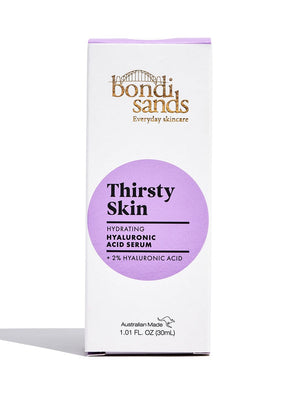 Bondi Sands Thirsty Skin Hyaluronic Acid Serum Packaging
