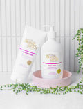 Bondi Sands Tropical Rum Scented Moisturiser Lifestyle Image with Tropical Rum Body Wash