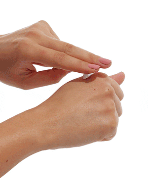 Bondi Sands Face Glaze Cream Mask Swatch .gif