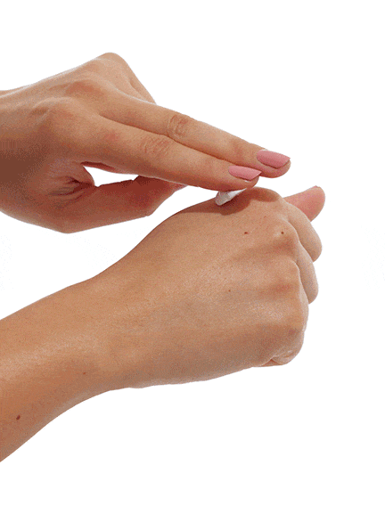 Bondi Sands Face Glaze Cream Mask Swatch .gif